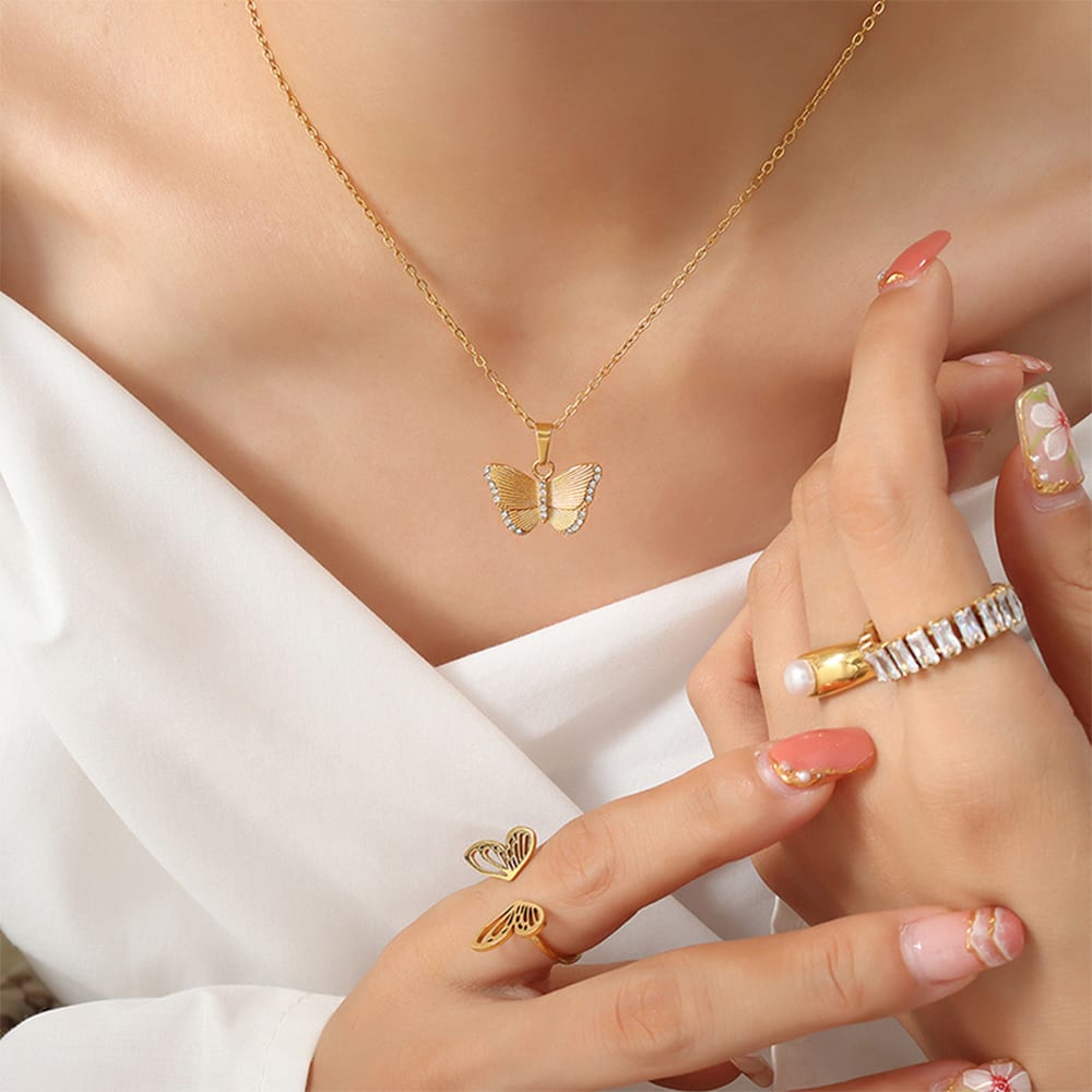 Celeste Butterfly Necklace