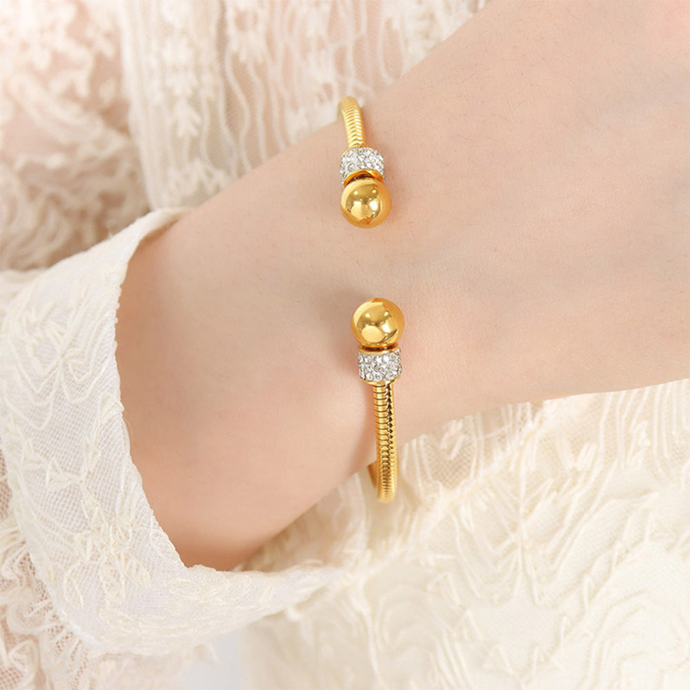 Crystal Sphere Bangle