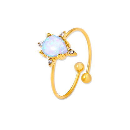 Opaline Charm Ring