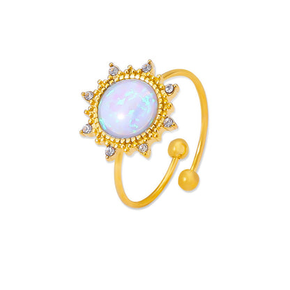 Opaline Charm Ring