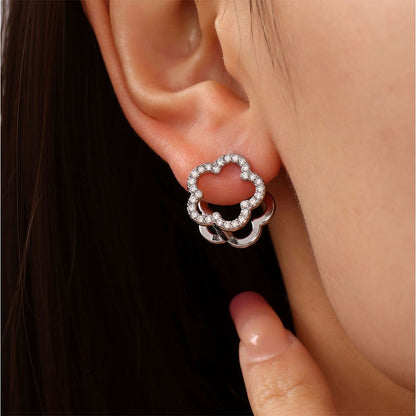 Floral Wheel Earrings