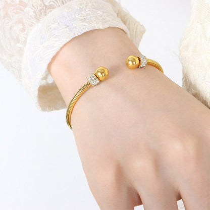 Crystal Sphere Bangle