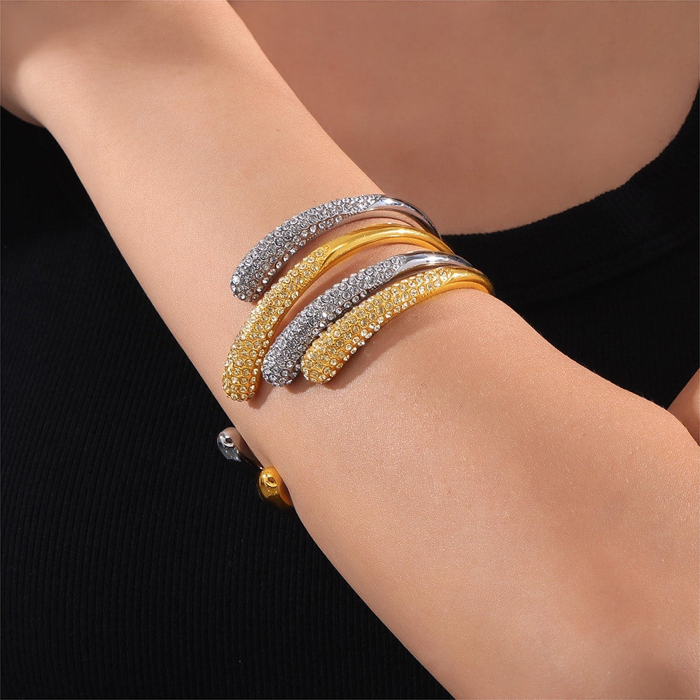 Droplet Dazzle Bangle