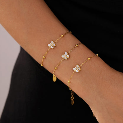 Butterfly Chain Bangle