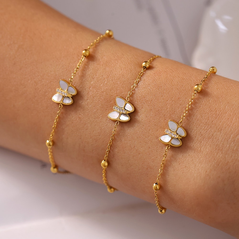Butterfly Chain Bangle
