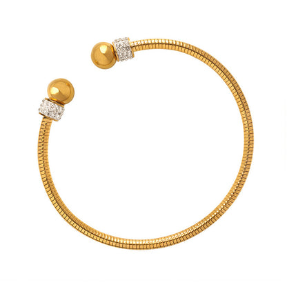 Crystal Sphere Bangle
